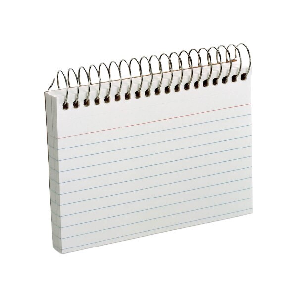 Spiral Index Cards 3X5 50 Pack